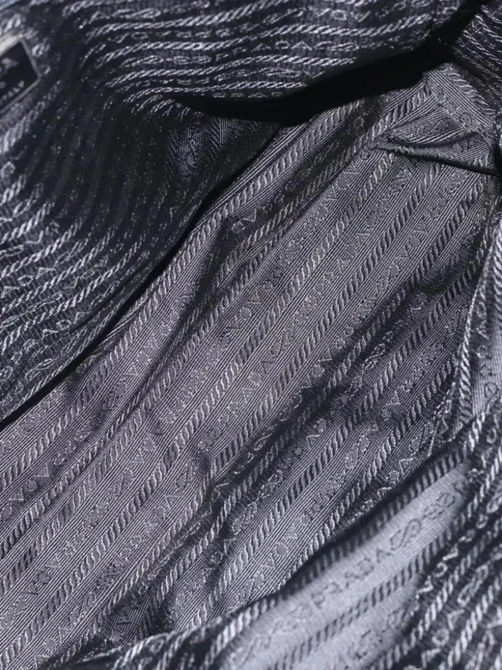 PRADA Tote Bag Nylon Green Silver Auth - Picture 14 of 16